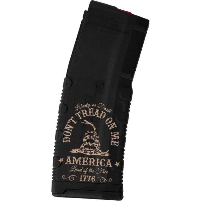 ck Rain Ordnance AR-15 Rifle Magazine W/ Dont Tread On Me Engraving .223 Rem/ 5.56 NATO 30 Round Black 1 Pack Polymer MAG30DONTTREAD-30 Ammo