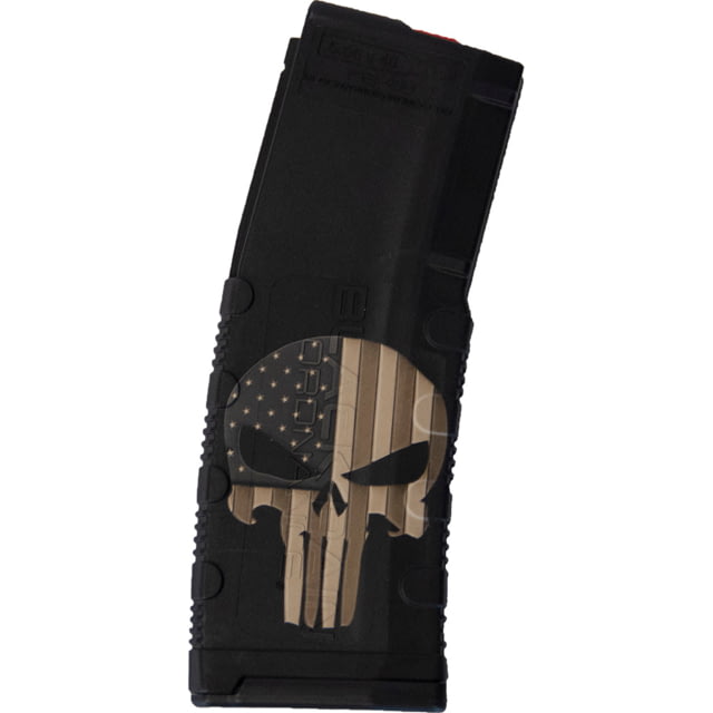 ck Rain Ordnance AR-15 Rifle Magazine W/ Punisher American Flag Engraving .223 Rem/ 5.56 NATO 30 Round Black 1 Pack Polymer MAG30PUNISHW/FLAG-30 Ammo