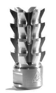 Black Rain Ordnance Milled Flash Suppressor Machined Shiny - Black Rain Ordnance