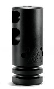 Black Rain Ordnance Round Compensator 5.56 Machined Shiny - Black Rain Ordnance