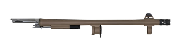 Black River Manufacturing Ported Benelli M4 12 Gauge Shotgun Barrel 18.5 in Chrome Linded FDE - Black River Manufacturing