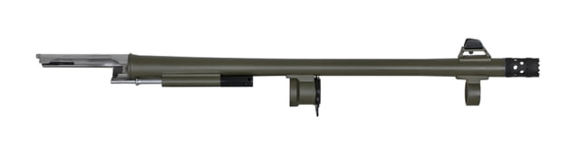Black River Manufacturing Ported Benelli M4 12 Gauge Shotgun Barrel 18.5 in Chrome Linded OD Green - Black River Manufacturing