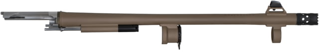 Black River Manufacturing Non Ported Benelli M4 12 Gauge Shotgun Barrel 18.5 in Chrome Linded FDE - Black River Manufacturing