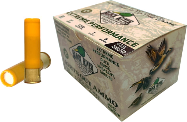 ck River Shot Company 20 Gauge Premium Tungsten TSS 3in #9 15 Round Box 1oz Ammo