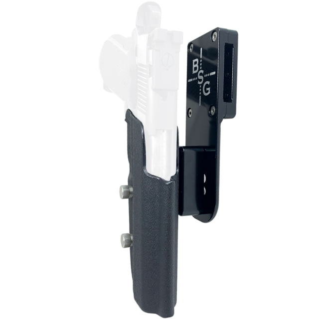 Black Scorpion Outdoor Gear 1911 4.25in Pro Heavy Duty Competition Holster Left Hand Black Shell / Black - Black Scorpion Outdoor Gear