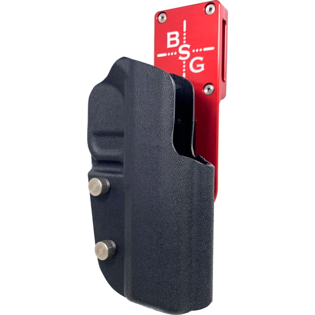 Black Scorpion Outdoor Gear  5in Pro Heavy Duty Competition Holster Left Hand Red Shell / Black - Black Scorpion Outdoor Gear