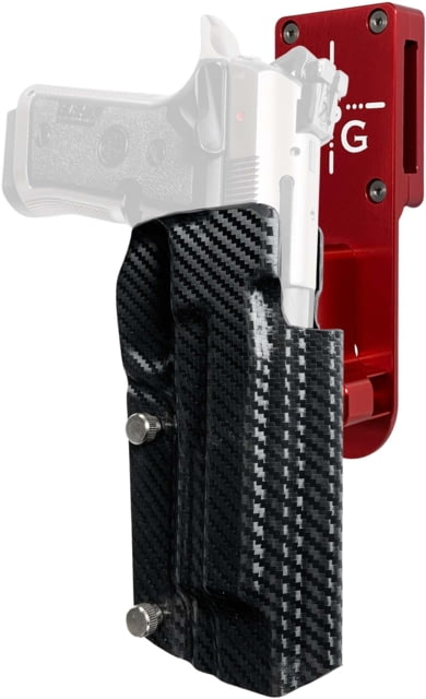 Black Scorpion Outdoor Gear Beretta 92X Performance Pro Heavy Duty Competition Holster Right Red/Carbon Fiber