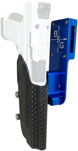 Black Scorpion Outdoor Gear Canik TP9SFx Pro Heavy Duty Competition Holster Left Blue/Carbon Fiber - Black Scorpion Outdoor Gear
