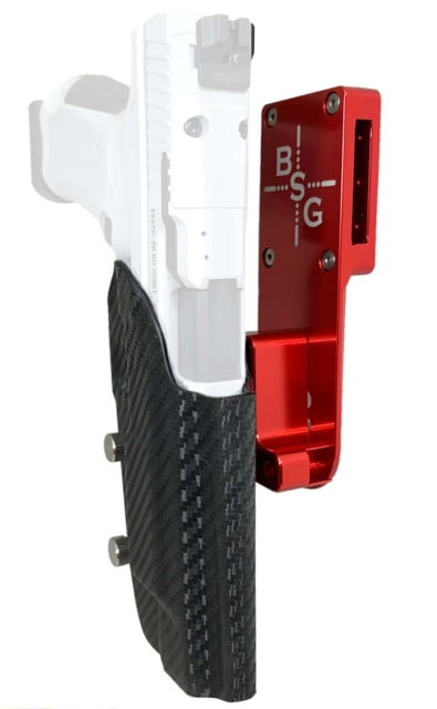 Black Scorpion Outdoor Gear Canik TP9SFx Pro Heavy Duty Competition Holster Left Red/Carbon Fiber - Black Scorpion Outdoor Gear
