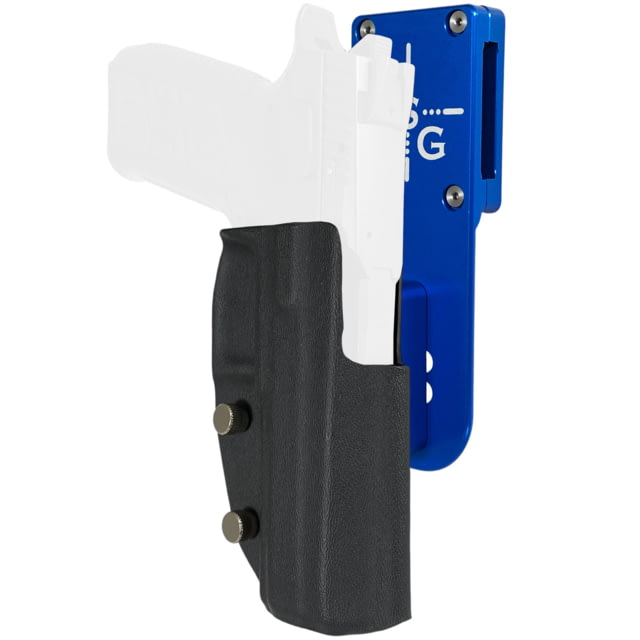 Black Scorpion Outdoor Gear CZ P-07 Pro Heavy Duty Competition Holster Left Hand Blue Shell / Black - Black Scorpion Outdoor Gear