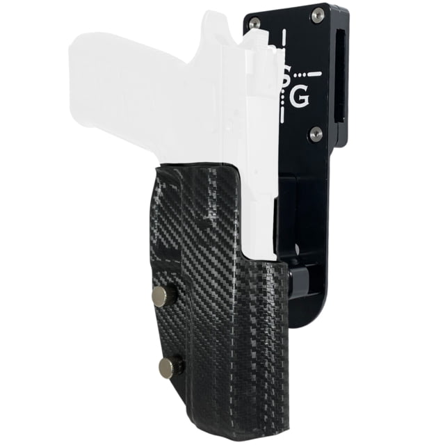 Black Scorpion Outdoor Gear CZ P-09 Pro Heavy Duty Competition Holster Right Hand Black Shell / Carbon Fiber - Black Scorpion Outdoor Gear