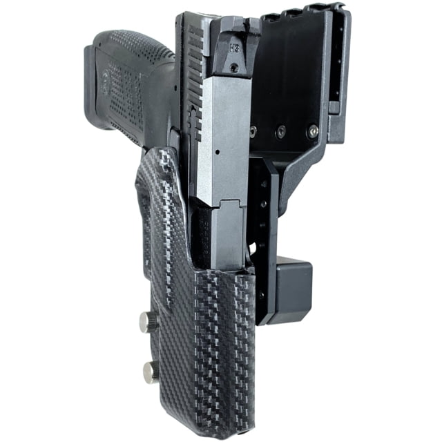 Black Scorpion Outdoor Gear CZ P-10 C Pro Competition Holster Right Hand Carbon Fiber - Black Scorpion Outdoor Gear