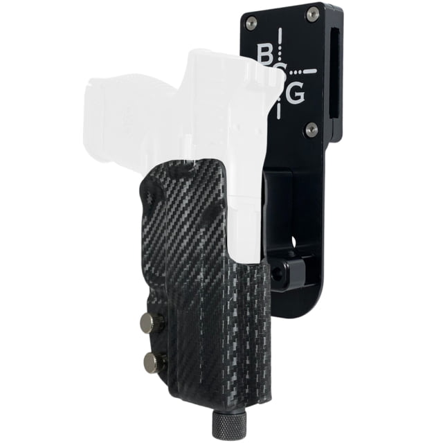 Black Scorpion Outdoor Gear FNH 509 Compact/Midsize Pro Heavy Duty Competition Holster Right Hand Black Shell / Carbon Fiber - Black Scorpion Outdoor Gear