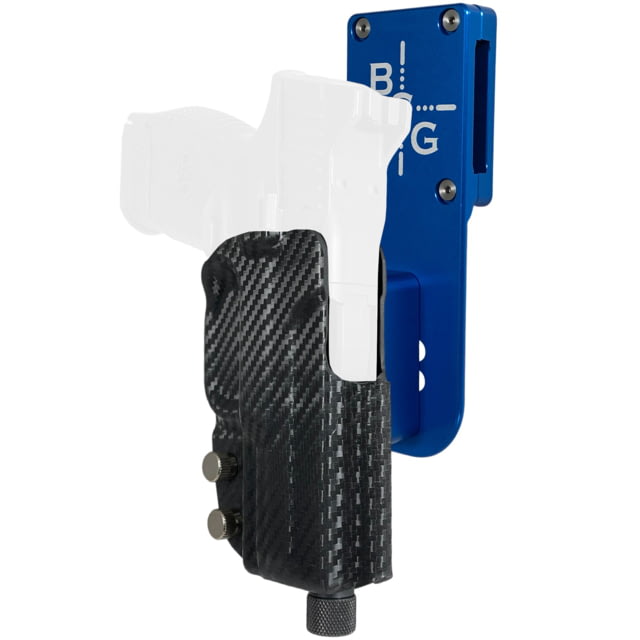 Black Scorpion Outdoor Gear FNH 509 Compact/Midsize Pro Heavy Duty Competition Holster Right Hand Blue Shell / Carbon Fiber - Black Scorpion Outdoor Gear