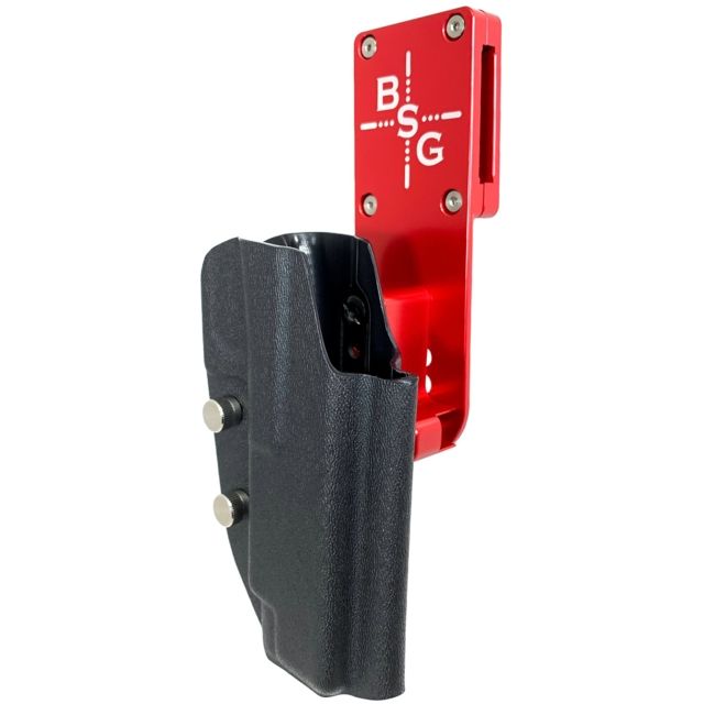 Black Scorpion Outdoor Gear CZ OWB Pro Heavy Duty Competition Holster CZ 75 Shadow 2 Right Hand Black/Red - Black Scorpion Outdoor Gear