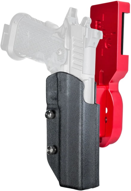 Black Scorpion Outdoor Gear Pro Heavy Duty Competition Kydex OWB Holster Staccato XC Right Hand Red Shell Black HCD2-USPSABS-STACCAT - Black Scorpion Outdoor Gear