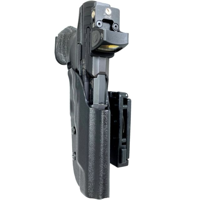 Black Scorpion Outdoor Gear Walther OWB Pro IDPA Competition Holster Walther Q5 Match Polymer Frame Right Hand Black - Black Scorpion Outdoor Gear