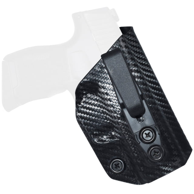 Black Scorpion Outdoor Gear Sig Sauer P365 IWB Kydex Full Profile Tuckable Holster Left Hand Carbon Fiber - Black Scorpion Outdoor Gear
