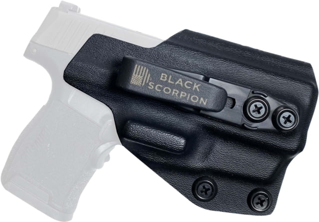 Black Scorpion Outdoor Gear Sig Sauer P365 w/ LIMA365 Laser Belt Wing Tuckable Holster Right Black - Black Scorpion Outdoor Gear