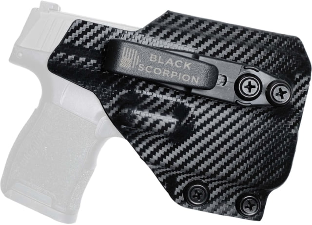 Black Scorpion Outdoor Gear Sig Sauer P365 w/ TLR-6 Belt Wing Tuckable Holster Right Carbon Fiber - Black Scorpion Outdoor Gear