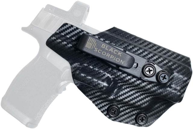 Black Scorpion Outdoor Gear Sig Sauer P365 XL w/ LIMA365 Belt Wing Tuckable Holster Right Carbon Fiber - Black Scorpion Outdoor Gear