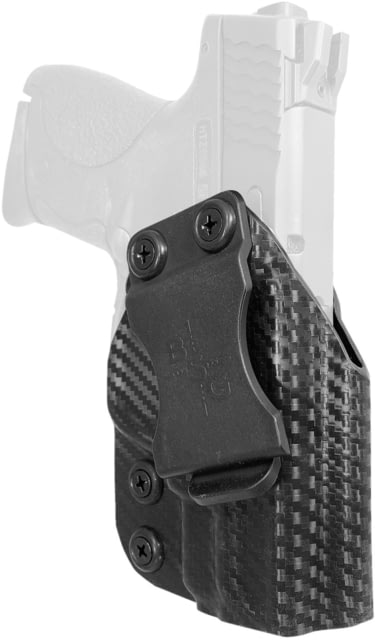 Black Scorpion Outdoor Gear Smith & Wesson MP Shield IWB Kydex Holster - Low Profile Right Hand Carbon Fiber - Black Scorpion Outdoor Gear