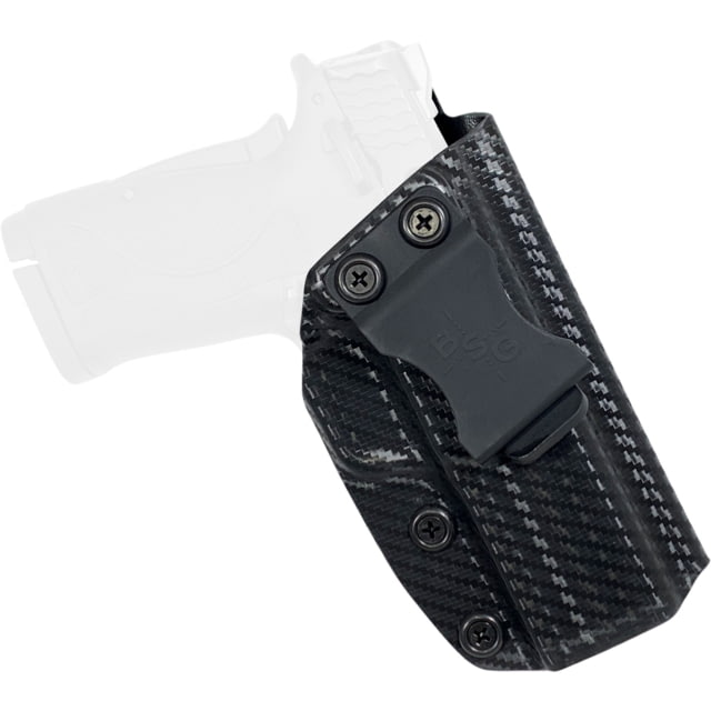 Black Scorpion Outdoor Gear Smith & Wesson M&P380 Shield EZ IWB Full Profile Holster Right Hand Carbon Fiber - Black Scorpion Outdoor Gear