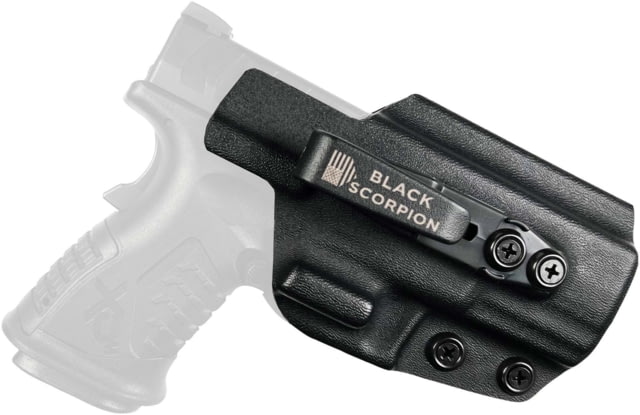 Black Scorpion Outdoor Gear Springfield XD-M Elite 4.5'' IWB Belt Wing Tuckable Holster Right Black - Black Scorpion Outdoor Gear