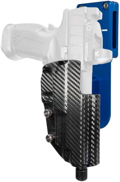 Black Scorpion Outdoor Gear Springfield XD-M Elite 4.5'' Pro Heavy Duty Competition Holster Right Blue/Carbon Fiber - Black Scorpion Outdoor Gear