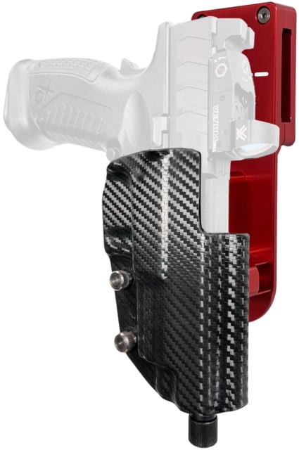 Black Scorpion Outdoor Gear Springfield XD-M Elite 4.5'' Pro Heavy Duty Competition Holster Right Red/Carbon Fiber - Black Scorpion Outdoor Gear