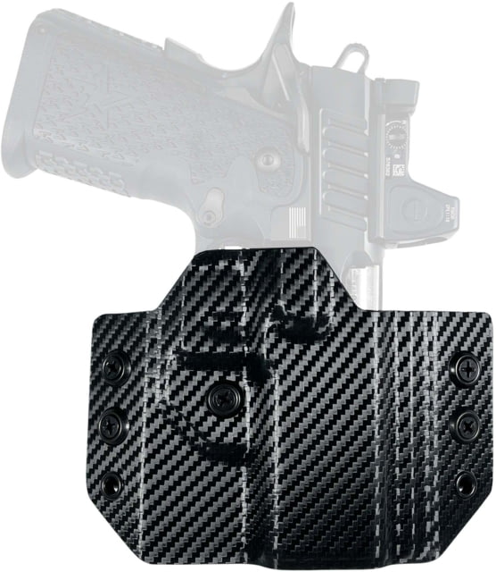 Black Scorpion Outdoor Gear Staccato C2 OWB Kydex Holster Right Carbon Fiber - Black Scorpion Outdoor Gear