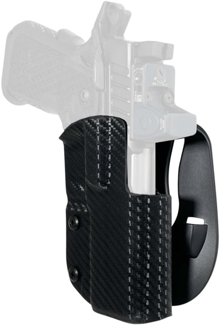 Black Scorpion Outdoor Gear Staccato C2 OWB Kydex Paddle Holster Right Carbon Fiber - Black Scorpion Outdoor Gear