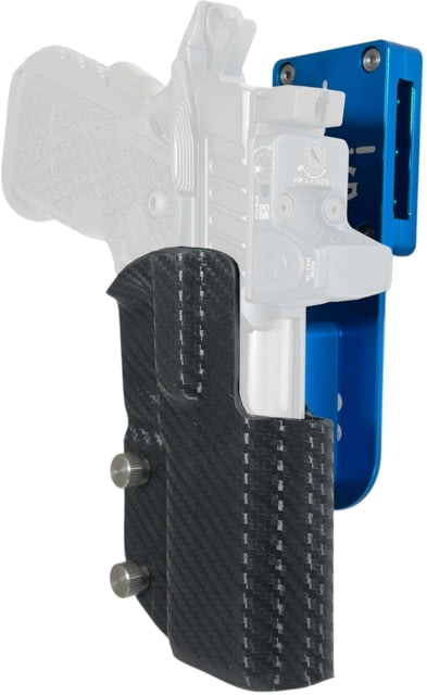 Black Scorpion Outdoor Gear Staccato C2 Pro Heavy Duty Competition Holster Left Blue/Carbon Fiber - Black Scorpion Outdoor Gear