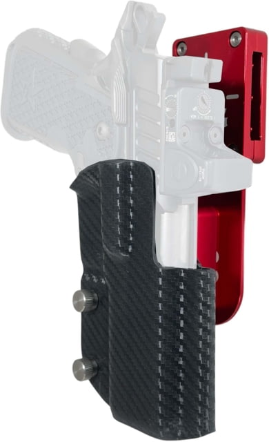 Black Scorpion Outdoor Gear Staccato C2 Pro Heavy Duty Competition Holster Left Red/Carbon Fiber - Black Scorpion Outdoor Gear