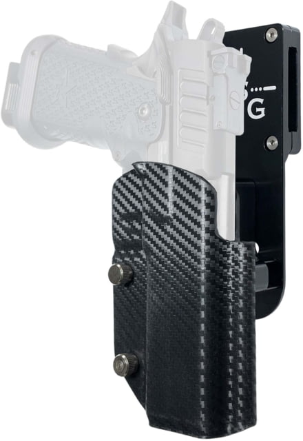 Black Scorpion Outdoor Gear Staccato P DUO Pro Heavy Duty Competition Holster Right Black/Carbon Fiber - Black Scorpion Outdoor Gear