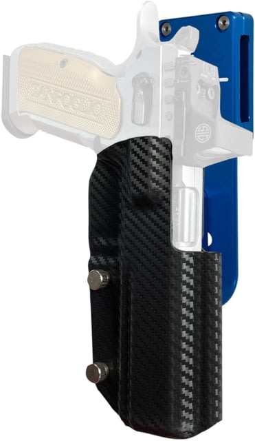 Black Scorpion Outdoor Gear Tanfoglio Stock 3 Pro Heavy Duty Competition Holster Right Blue/Carbon Fiber - Black Scorpion Gear