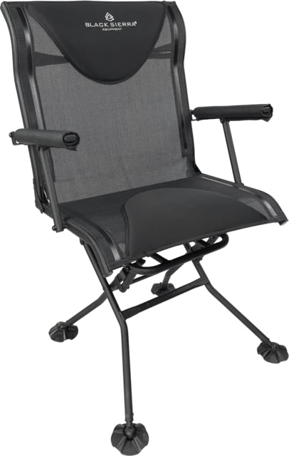 BLACK SIERRA EQUIPMENT Deluxe Swivel Chail Black - Black Sierra Equipment