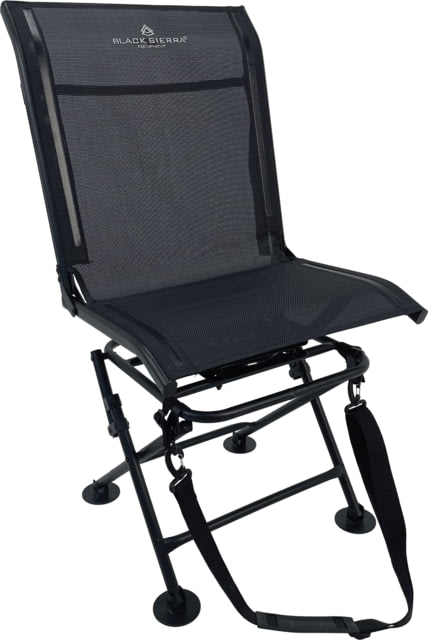 BLACK SIERRA EQUIPMENT Scout 360 Swivel Blind ChairBlack - Black Sierra Equipment