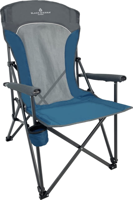 BLACK SIERRA EQUIPMENT Vista Ventback Hard Arm Chair Blue - Black Sierra Equipment