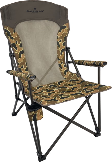 BLACK SIERRA EQUIPMENT Vista Ventback Hard Arm Chair OG Camo - Black Sierra Equipment