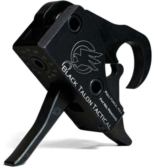 Black Talon Tactical Adjustable Straight Calibrated Drop in AR Trigger 2.00-5.00 lb Black - Black Talon Tactical