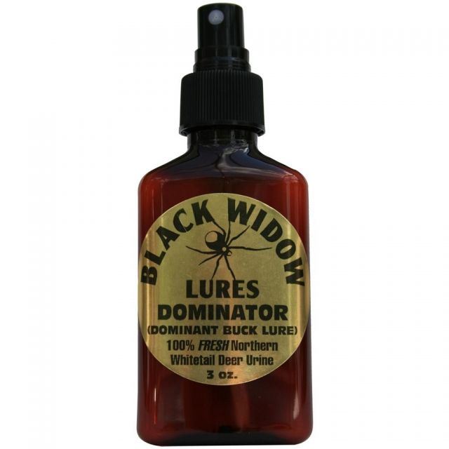 Black Widow Dominator Deer Lure Northern 3 oz. - Black Widow