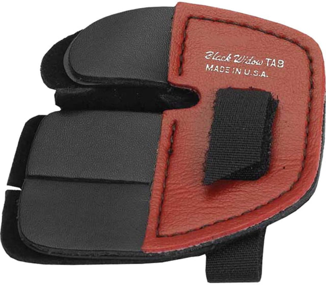 Black Widow Super Leather Shooting Tab RH Black/Brown Large - Black Widow