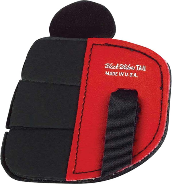 Black Widow Super Leather Shooting Tab 3 Fingers Under RH Black/Brown Extra Large - Black Widow