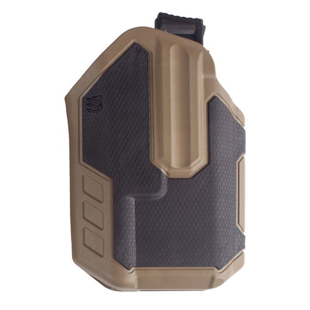 EDEMO BlackHawk Omnivore Multifit Holster Universal Left Hand Matte Coyote Tan/Black  EDEMO10 Used Condition Like New - Blackhawk
