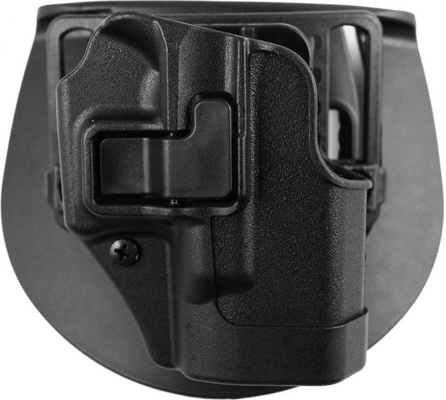 BlackHawk CQC SERPA w/Belt Loop and Paddle Holsters Glock 26/Glock 27/Glock 33 Right Hand Matte Black