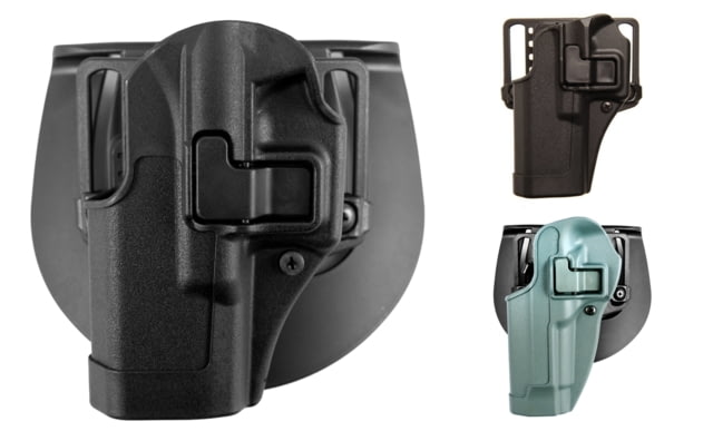 US BlackHawk CQC SERPA w/Beltloop & Paddle Holsters, Left Hand, Black, 410520BK-L Tech Data