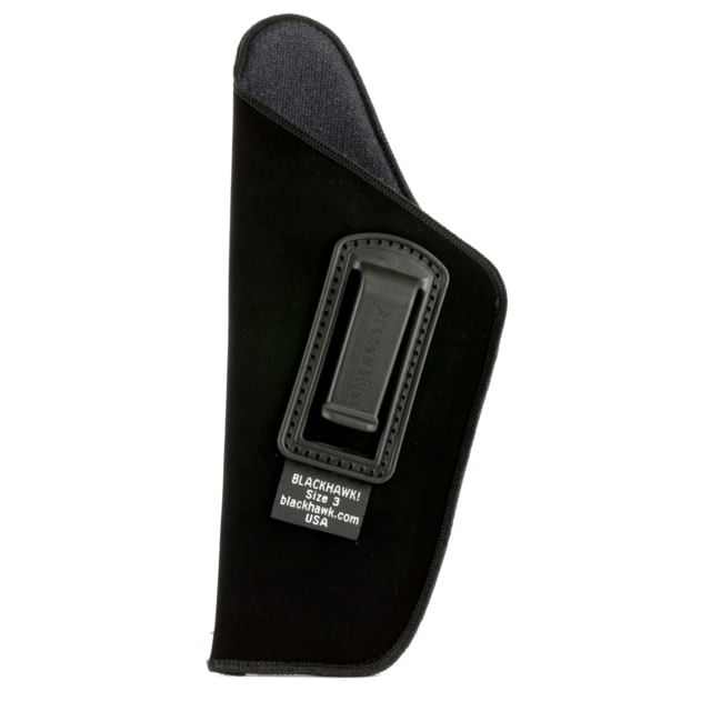 BLACKHAWK Inside the Pant Holster Size 3 Fits Large Automatic Pistol With 4.5-5 Barrel Left Hand Black - Blackhawk
