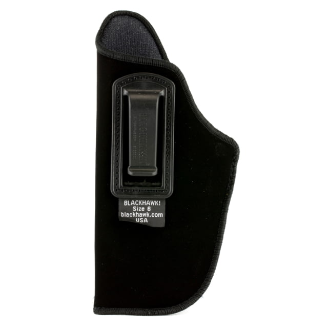 BLACKHAWK Inside the Pant Holster Size 6 Fits Large Automatic Pistol With 3.75-4.5 Barrel Left Hand Black - Blackhawk