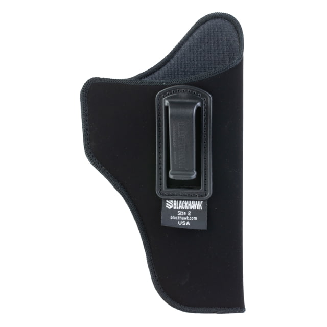 BLACKHAWK Inside-the-Pants Holster Size 2 Fits Medium Revolver with 4 Barrel Right Hand Black - Blackhawk